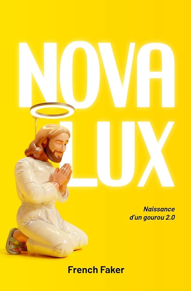 Nova Lux, la couverture jaune du roman